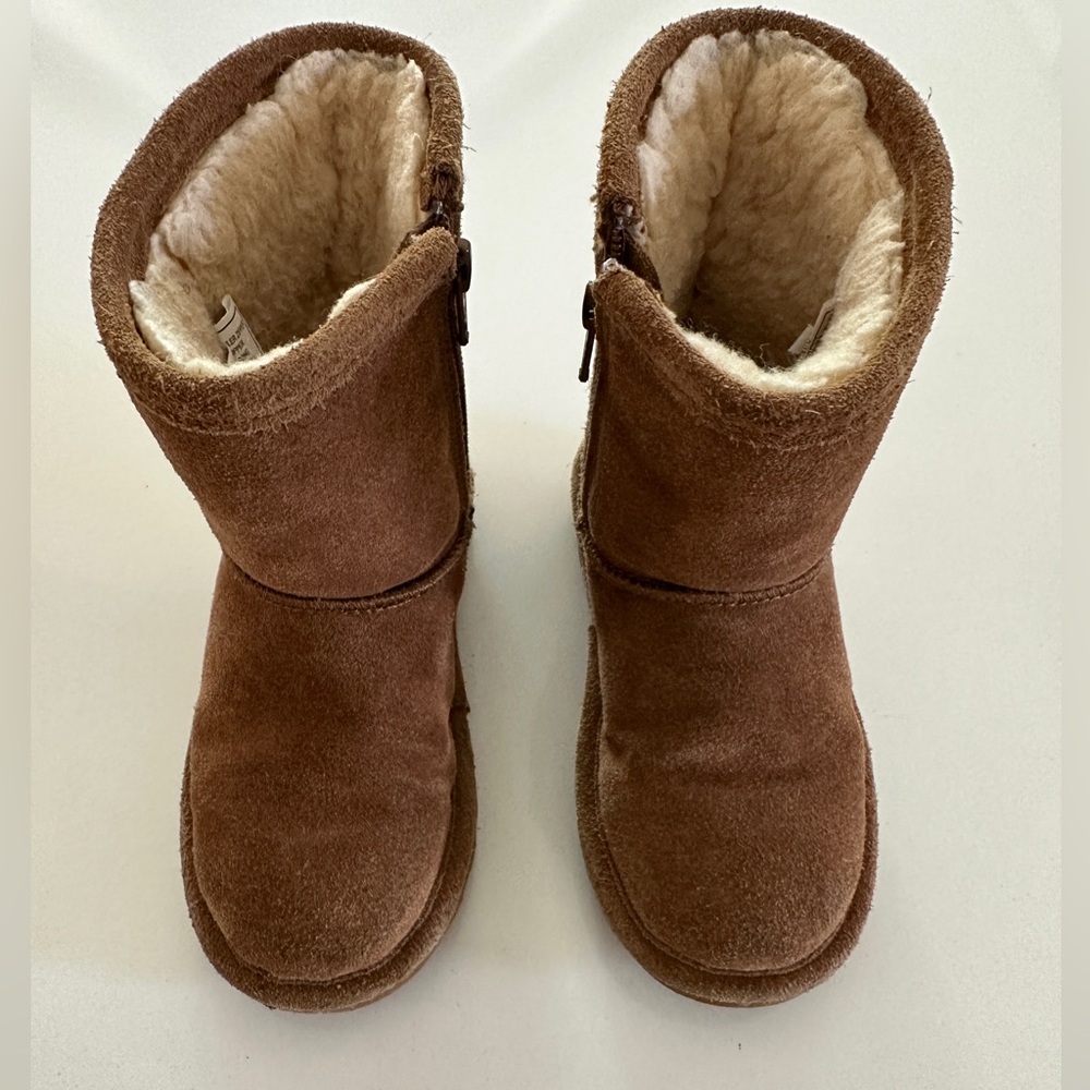 Bear Paw Kids' Elle Zip Short Water Resistant Boot Toddler/Little Kid “Ugg”